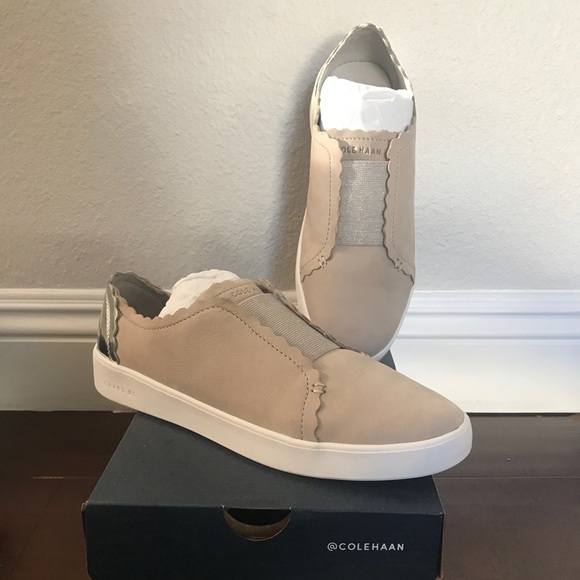 cole haan scalloped sneaker